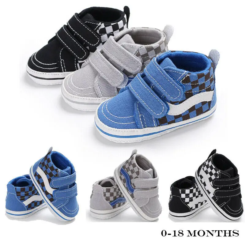 

2019 Hook Baby Shoes Girl&Boy Unisex Toddler Newborn Shoes Soft Sole Pre-Walker Infant Shoes Canvas Sneaker 0-18 Months