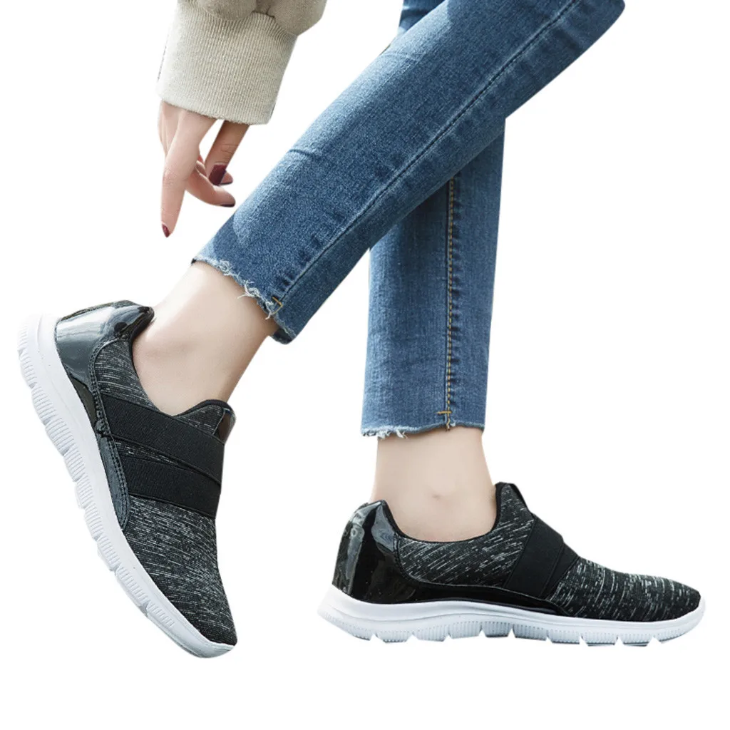 running shoes women's Outdoor Sporti  Mesh Slip-On Sport Shoes Run Breathable Comfortable Lightweight Sneakers NEW 2019 summer29