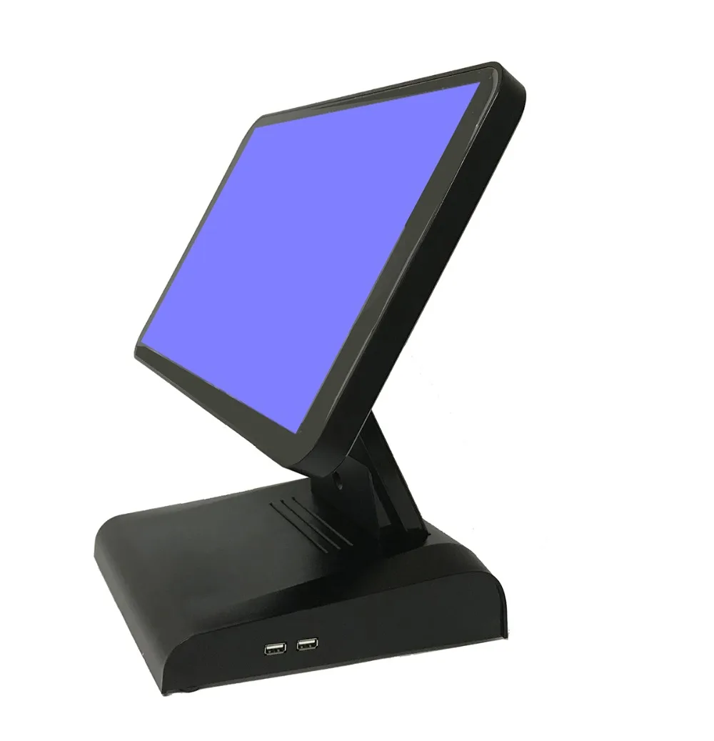 15 بوصة الكل في واحد اللمس POS نظام شاشة اللمس POS نظام ماكينة تسجيل المدفوعات النقدية مع طابعة حرارية درج للنقود و الباركود ماسحة