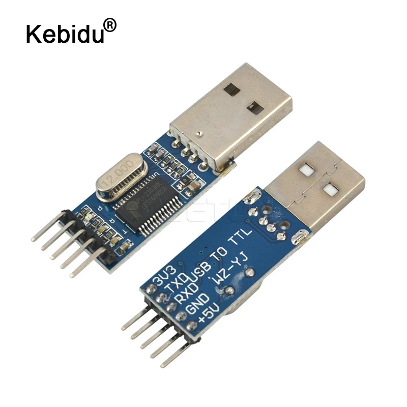 Kebidu USB к RS232 TTL UART PL2303HX автоматический преобразователь COM Модульный адаптер