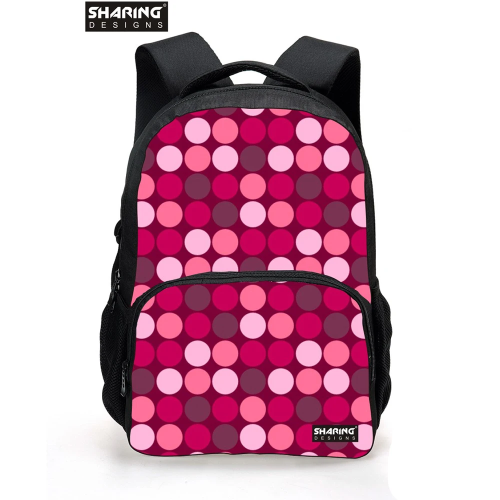 3D cute Heart shaped print women backpack heart school backpack for teenage girls large capacity