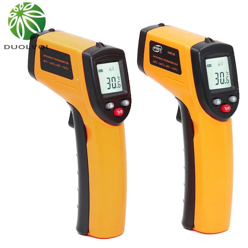 

Practical Cooking BBQ Baking LCD Display Thermometer Household Thermometer Useful Infrared Temperature Sensor Kitchen Tools