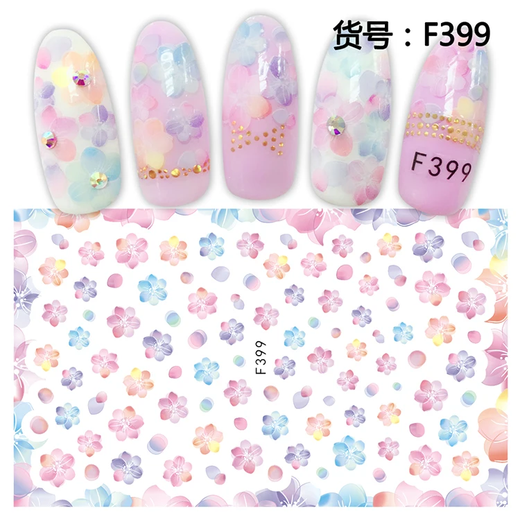 

5sheet 20ype Japanese Ultrathin sha-nai Bohemia Totem jewel Nail Stickers Designs Gummed 3D Nail Art Stickers Decals Decoration