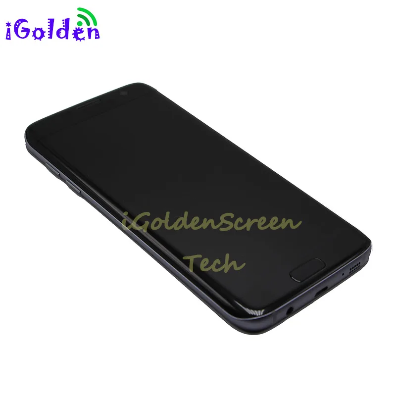 Для SAMSUNG GALAXY S7 EDGE G935 G935F ЖК дисплей с рамкой кодирующий преобразователь сенсорного