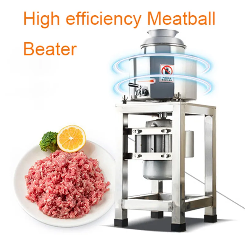 High Capacity 1.58kg/h High Efficiency Commercial Meatball Beater Fish