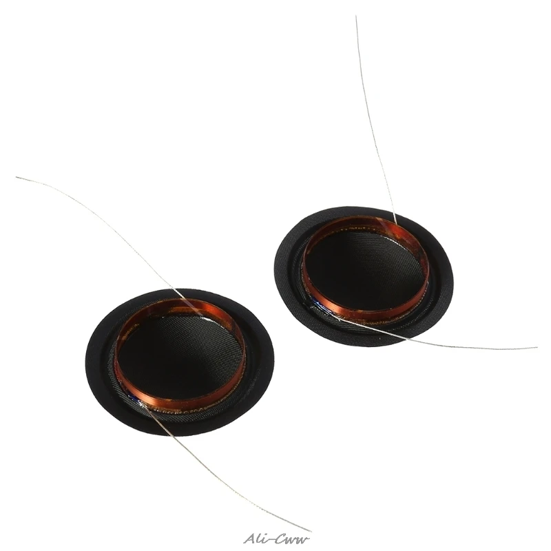 2PCS Tweeter Coil Silk Membrane Speakers Repair Treble accessories 25.5mm
