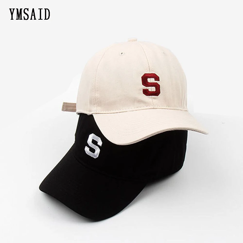 Ymsaid 2019 الساخن إلكتروني S التطريز قبعة بيسبول النساء الرجال القطن الفائز 2 اللون Snapback قبعة