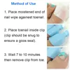 5pcs Plastic Toes Toe Nail Art Soak Off Clip Cap UV Gel Polish Tips Remover Cleaning Wrap Tool Nail Soak Cap Manicure Tool 3