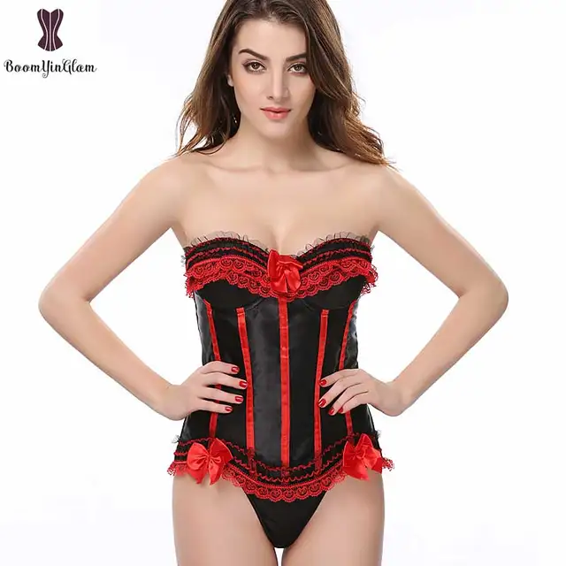 black red corsets lingerie Black red corsets lingerie