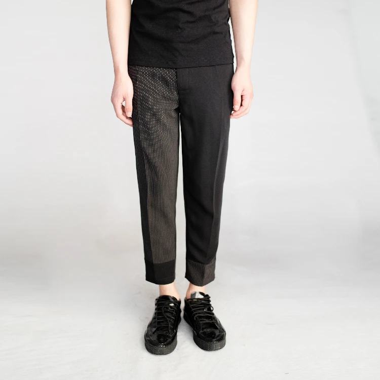 mens skinny cropped trousers