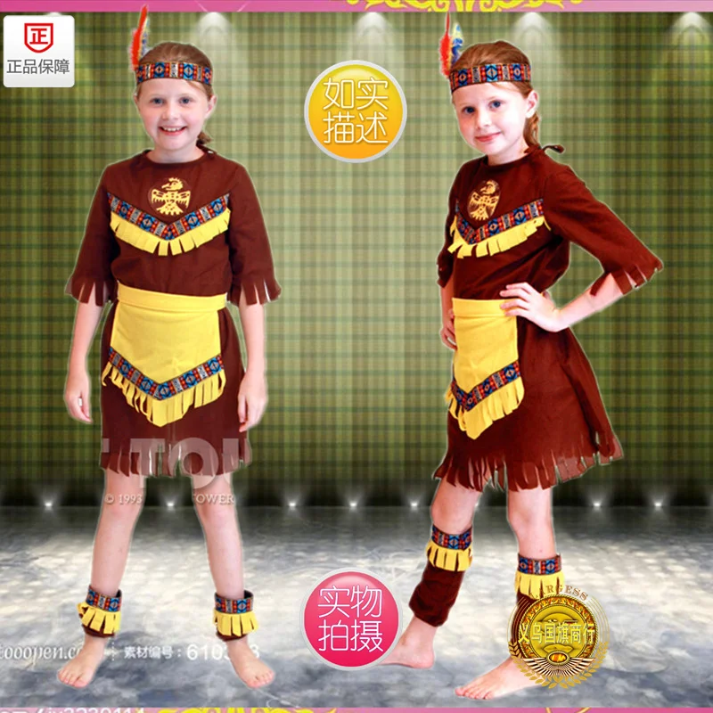 Indian Costume Halloween Kids Cosplay Costumein Girls Costumes from