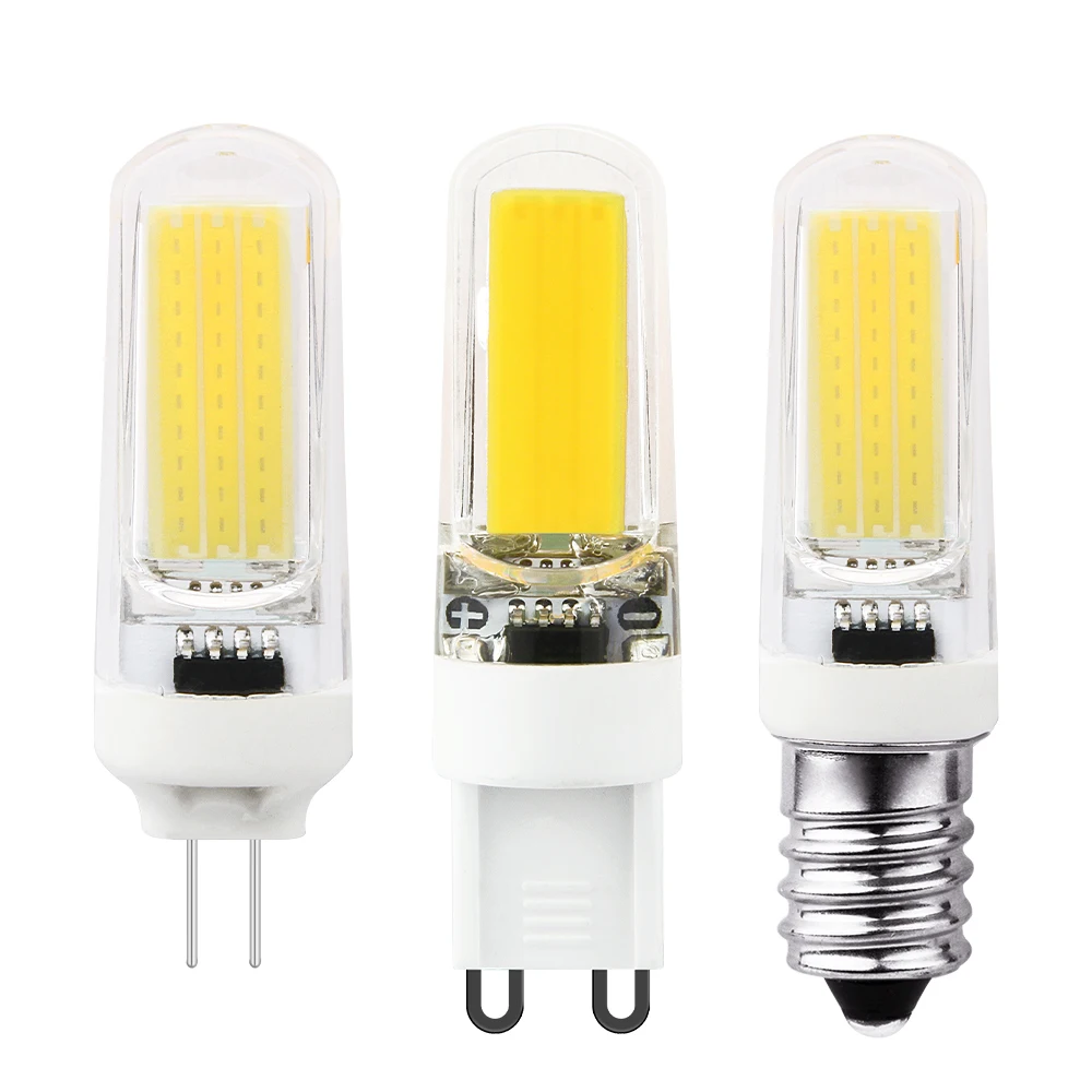 Mini LED Bulb 6W COB LED Lamp G4 G9 E14 AC 220V lampada replace Halogen