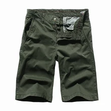 Новое качество мужские s военные карго шорты летние армейские зеленые хлопковые шорты рабочая одежда бизнес досуг мужские шорты D902340