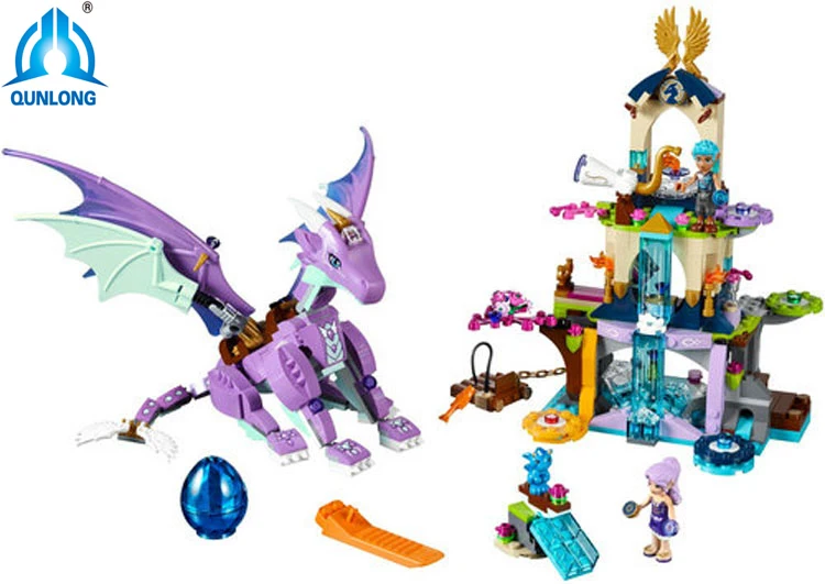 

Bela Elves 10549 The Dragon Sanctuary Building Bricks Blocks Diy Educational Toys Compatible With Legoingly 41178 Friends