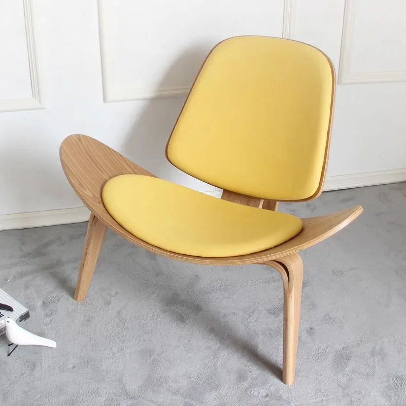 Бесплатная доставка U BEST датские лаундж обивка Hans Wegner Стиль крыло Улыбающееся