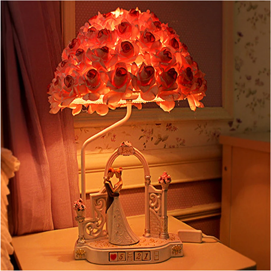 Factory wholesale table lamp Creative marriage wedding table lamp