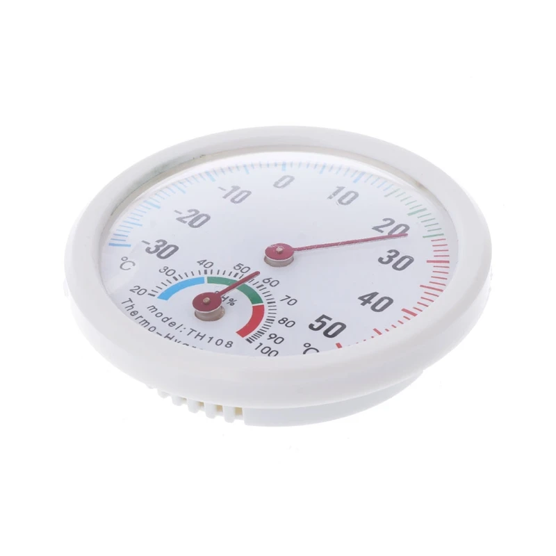 

Round Indoor Outdoor Wet Humidity Thermometer Hygrometer Temperature Temp New S08 Wholesale&DropShip