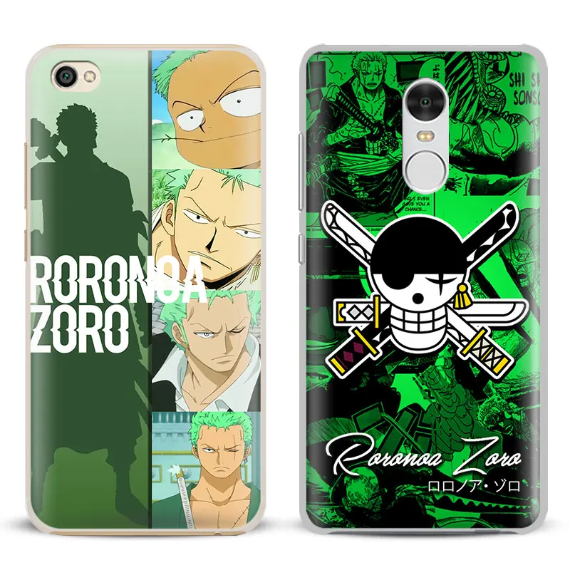 

One Piece Roronoa Zoro Coque Phone Case Shell Cover For Xiaomi Redmi Note 4 4X 5A 6 6A PRO Mi 8 5 5S PLUS Max A1 Note 2 3