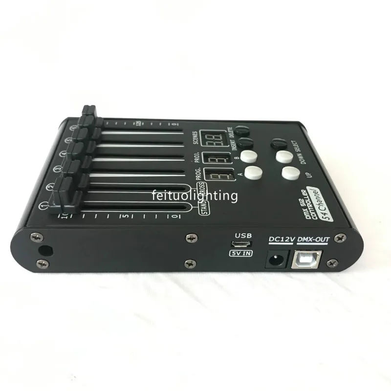 

Free Shipping Mini DMX Controller 54 Channel Wireless DMX Controller Stage Lighting equipment Console
