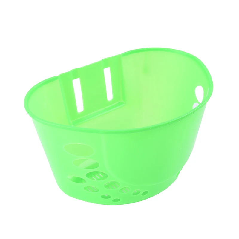 Best Portable Plastic Pannier Front Handlebar Carrier Storage Basket For Children Bike 5