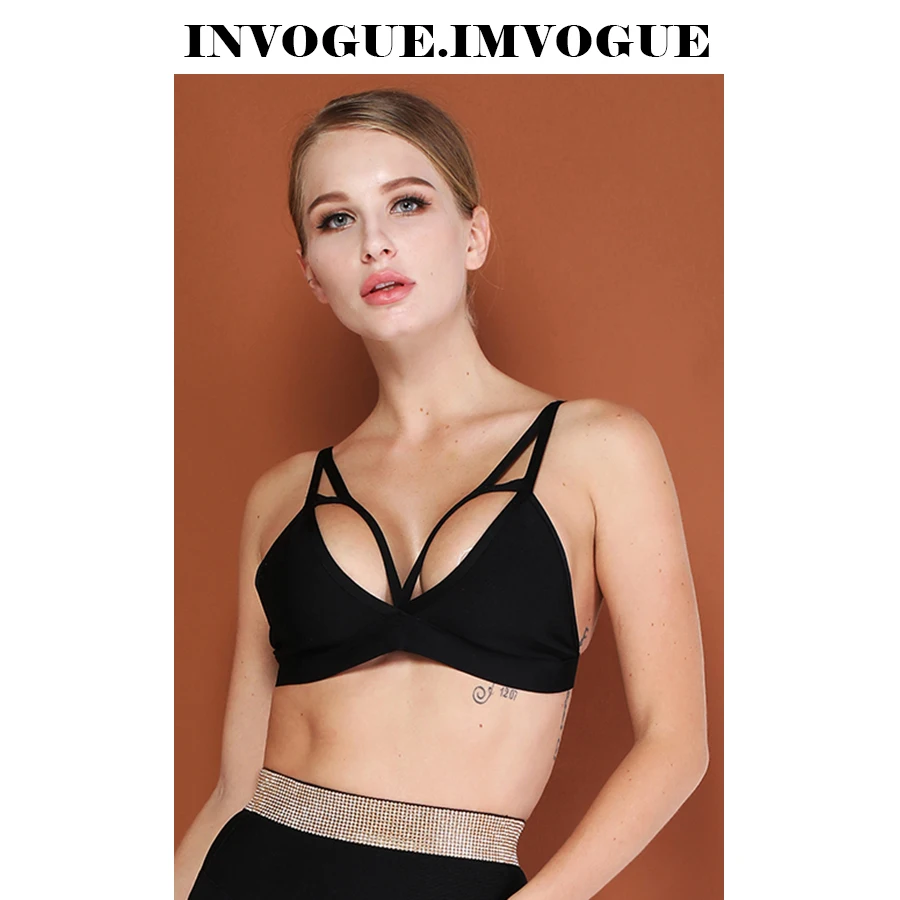 INVOGUE. Женский короткий топ с открытыми плечами IMVOGEU модный пикантный на