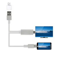 Hight Speed 8 Pin MHL to HDMI Cable 1.8m HDTV 1080P USB to HDMI Cable Adapter Sync For iphone 5 5s 6 6s Plus for Ipad 4 Air Mini