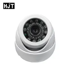 W HJT AHD 720 P 1.0MP HD аналоговая камера видеонаблюдения Видео безопасности закрытый пластиковый 24IR Ночное видение H.264