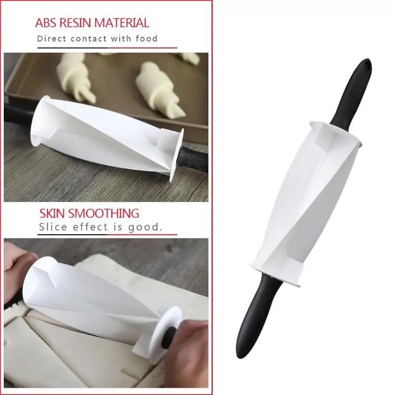 Baking Tool Plastic Handle Rolling Cutter For Making Croissant Bread Dough Pastry Wheel Knife
