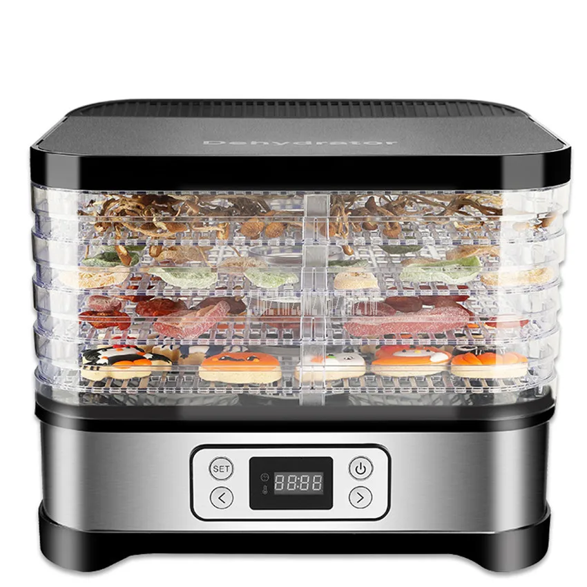 

Household 5 Layer Mini Food Dehydrator Children Snacks Dehydration Fruit Vegetable Drying Machine Pet Food Fruit Dryer Machine
