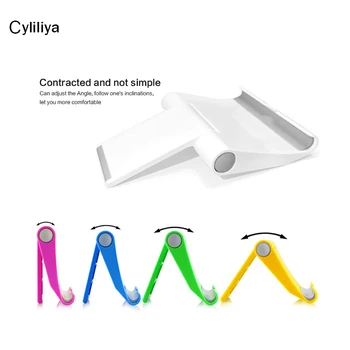 

50pcs Lazy Mobile Cell Phone Stand Holder Mount Bed Desk Office Table Smartphone Desktop Foldable Soporte Movil For Lg G6 G5