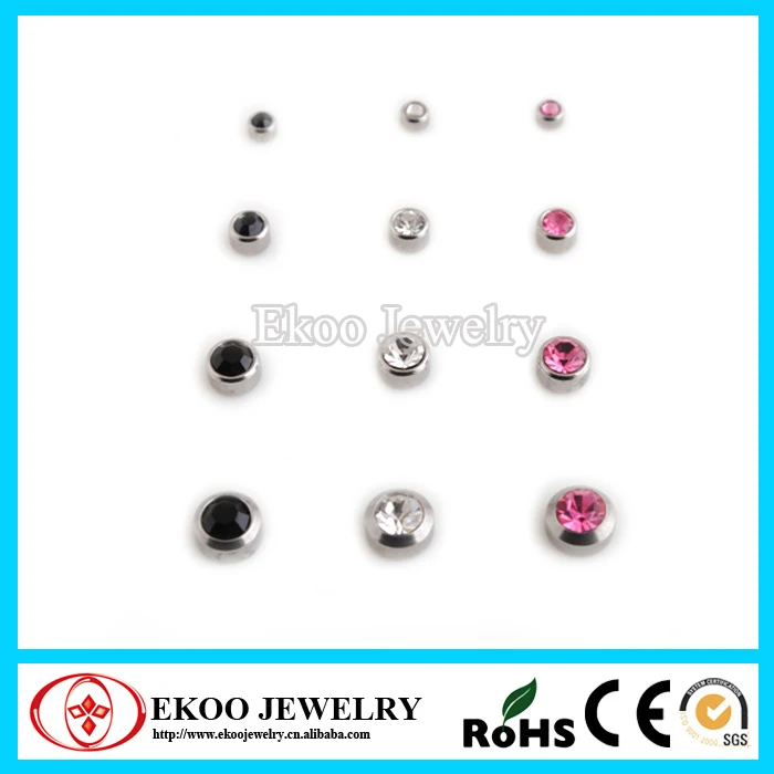316L Surgical Steel Earring Studs Fashion Earrings Lot of 10
