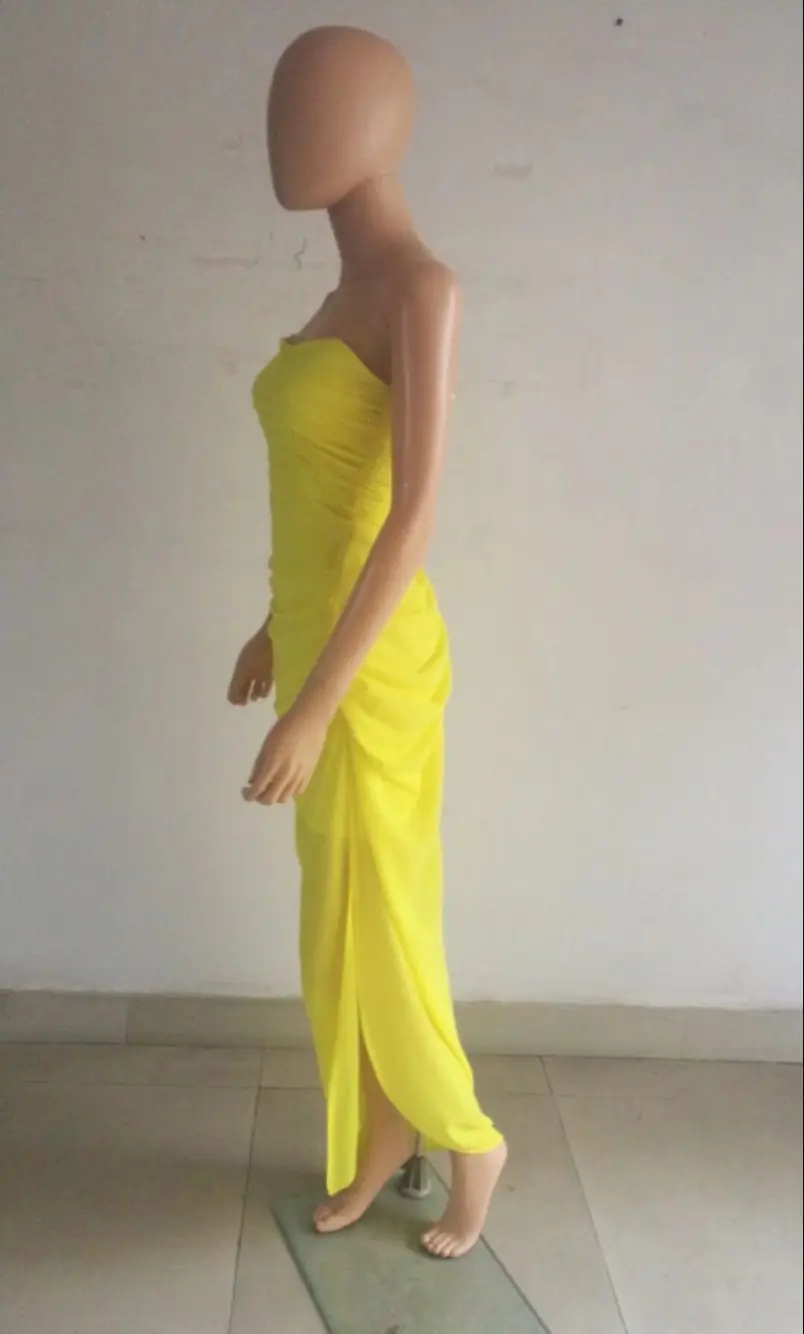 chiffon draped corset dress