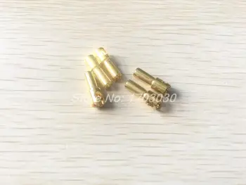 

5 Pcs Gold Tone Plated 5mm Inside Dia Male Banana Plug Bullet Connector