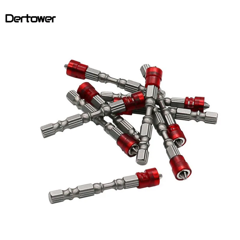 

Mayitr PH2 Magnetic Screwdriver Bit Anti-Slip S2 Steel Electric Screw Driver Set 1/4" Hex Shank Single Head Power Tools DT6