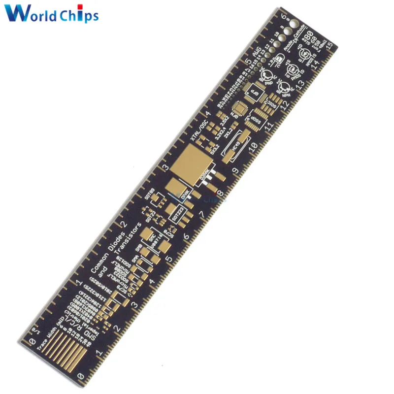 

PCB Ruler For Electronic Engineers For Geeks Makers For Arduino Fans PCB Reference Ruler PCB Packaging Units v2 - 6