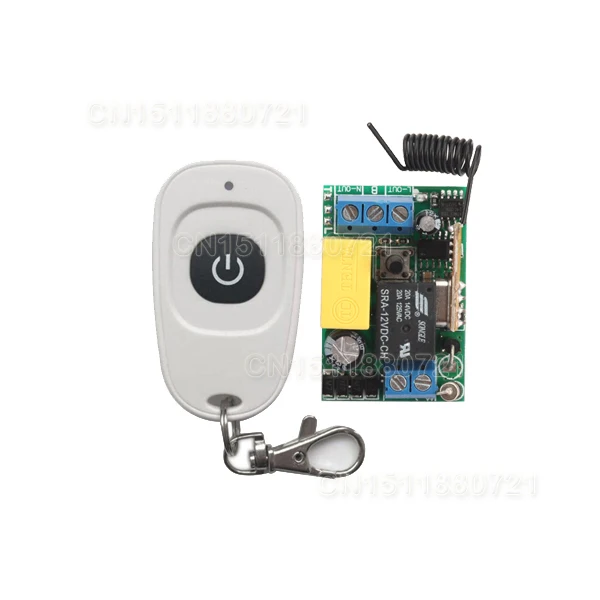 

Input 220V Output 220V RF Wireless Switch 1 CH Light Lamp LED SMD Home Appliances Power Remote Switch ON OFF smart home315/433