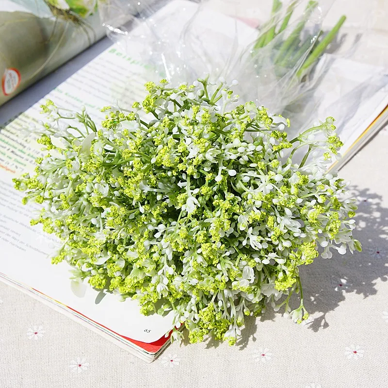 Искусственные цветок Гипсофила букет невесты держателб для свадебных цветов аксессуары цветок стены искусственные растения