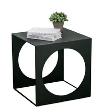 Концевые столы гостиная мебель для дома Железный квадратный для кофе стол придиванный столик mesas tavolino da salotto 50*50*50 см