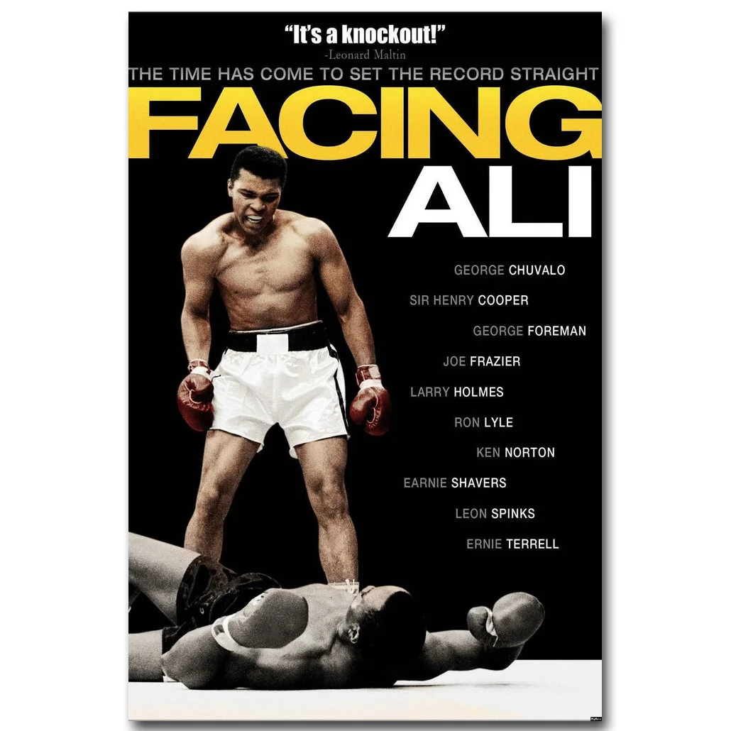 Muhammed Ali The King of Boxing Art Silk Fabric Poster 13x20 24x36 inch