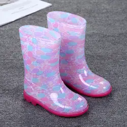 Новинка 2019 года для детей непромокаемые сапоги для девочек обувь для мальчиков резиновые сапоги непромокаемые обувь резиновая обувь