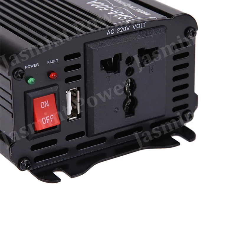 Легкое подключение инвертора 500 Вт DC12V AC110V или 220 В солнечная панель инвертор