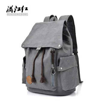 

canvas rucksack men travel bags knapsacks for school backpack man vintage bagpack women fashion laptop bag bolsa lona feminina