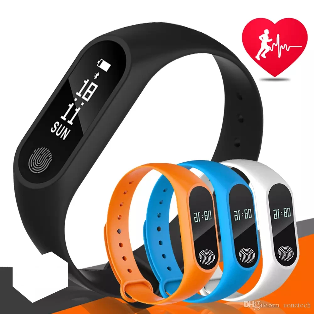 M2 монитор сердечного ритма smartband Bluetooth 4 0 смарт-браслет PK Miband 2 шагомер Фитнес