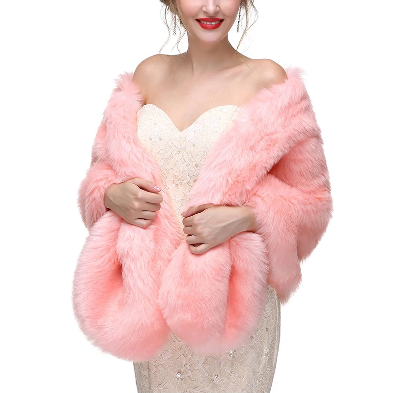Теплые палантины из искусственного меха, свадебная накидка, зимнее свадебное болеро, жакет, свадебное пальто, аксессуары, свадебная накидка, пальто