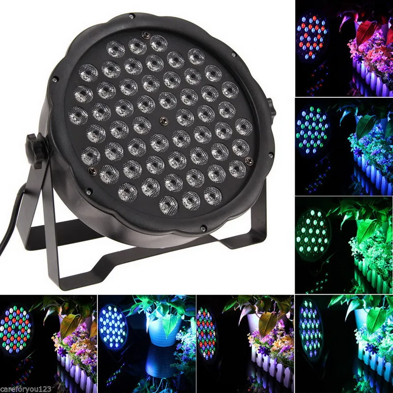 1 подсветка ПК Par Led DJ PAR 54x3 W LED свет 8CH RGBW 64 DMX512 сценическое праздничное шоу