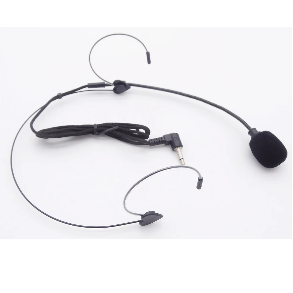 

Mini 3.5mm Jack Head-mounted Wired Microphone MIC condenser Microphone For Voice Amplifier Speaker Professional Wired Headset