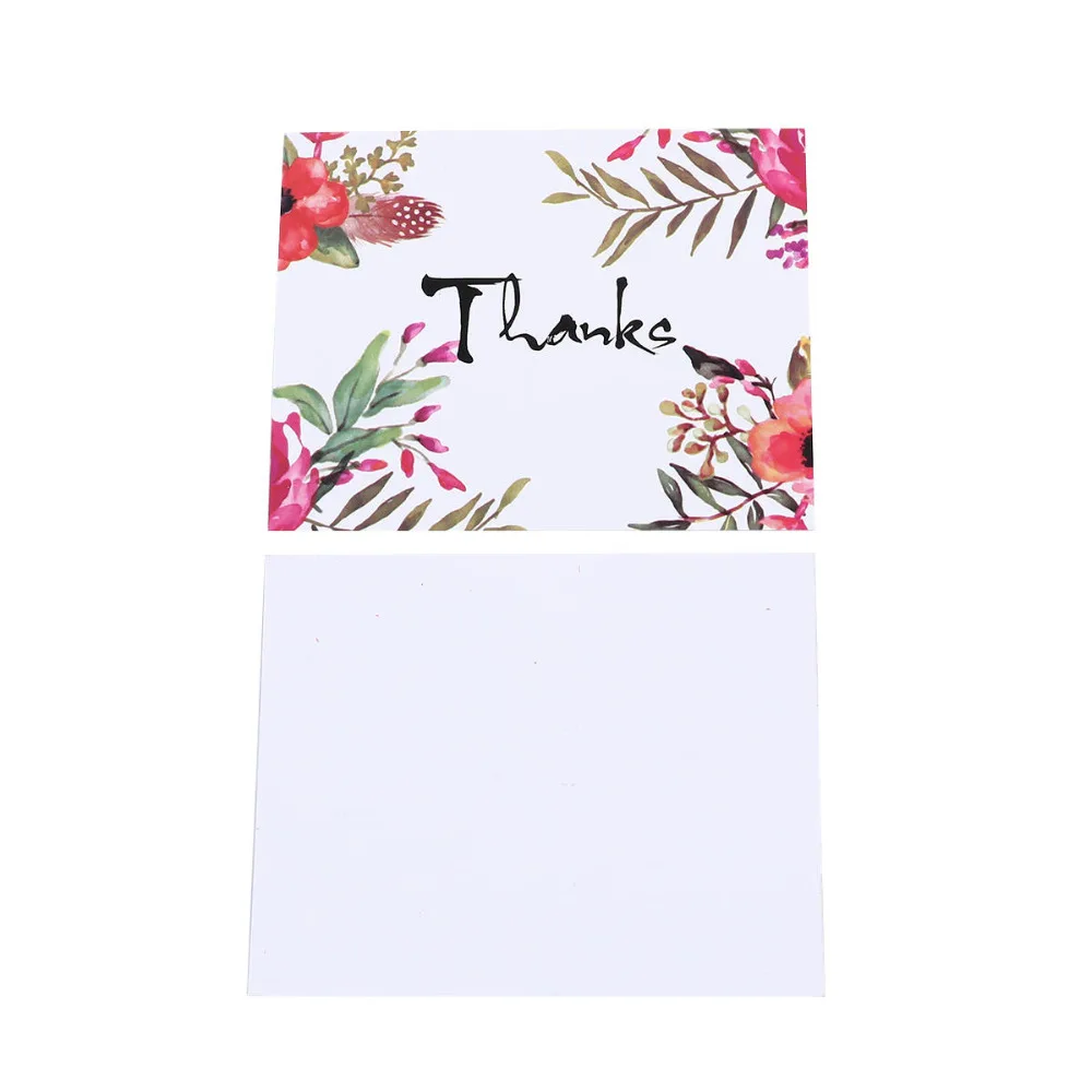 Doreenperles Carte De Voeux Fleur Carte Postale Fete D Anniversaire Thanksgiving Jour Merci Pour Amant Ami Enseignants 50 Pieces Aliexpress