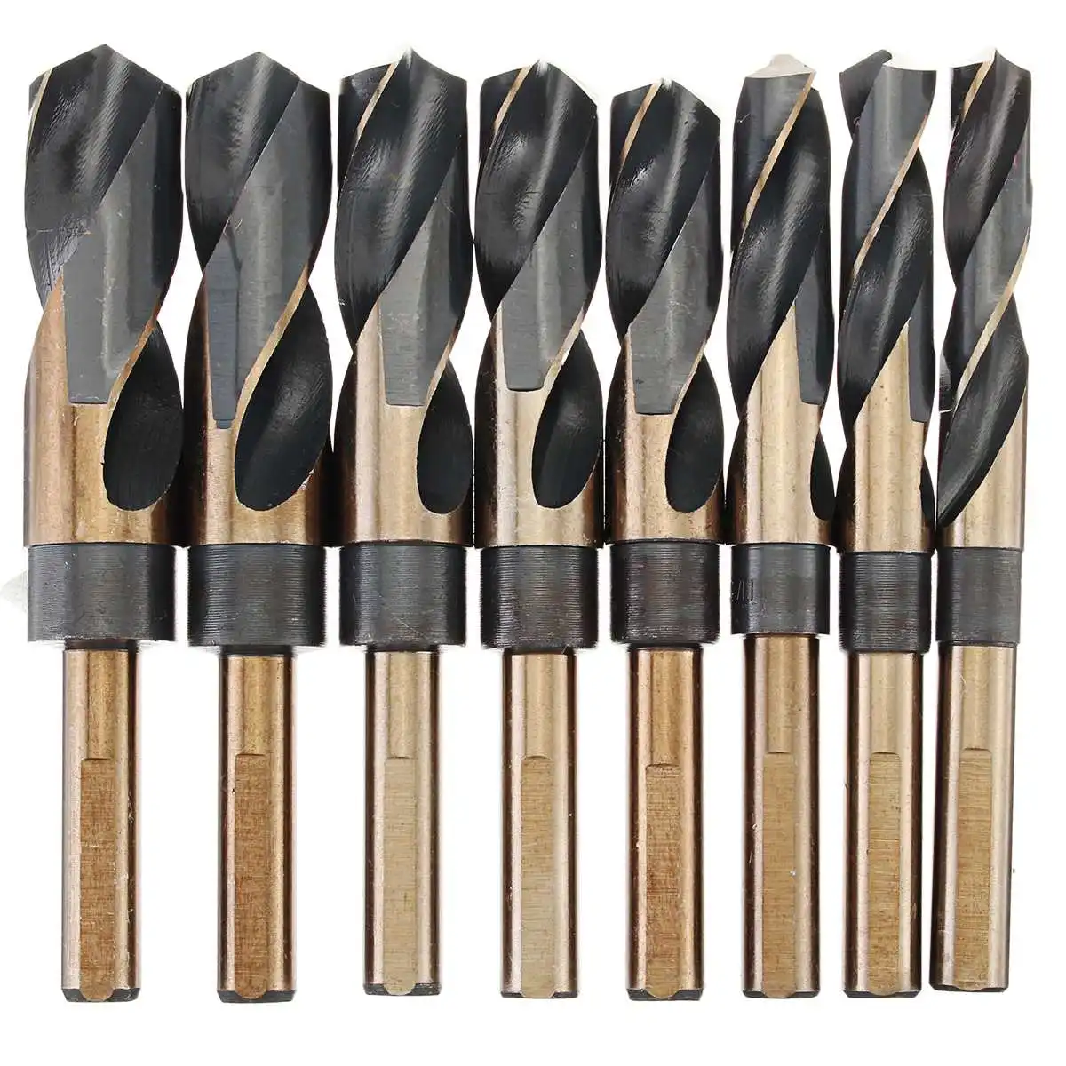 

8pcs 1/2 Inch HSS Coated Round Drill Bit High Speed Steel Screw Thread Plug Drill Bits Set Woodworking Saw Cutter Drilling Tools