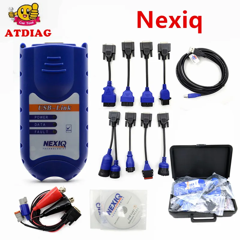 With Plastic box NEXIQ Auto Heavy Duty Truck Scanner tool NEXIQ USB Link on sale nexiq