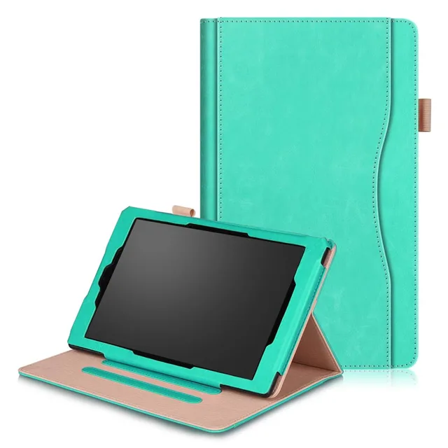 For Amazon New Kindle Fire HD 10 2015 2017 Printed Pu Leather Stand